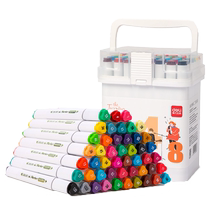 Deli food-grade easy-to-wash mark pens for art special primary school students kindergarten special watercolor pens acrylic oil-based color pens soft-head non-toxic washable paintbrush color pens 24 colors 36 colors 2101