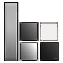 Invisible floor drain square 304 stainless steel bathroom toilet deodorizer anti-reverse odor inlaid tile floor drain 1763