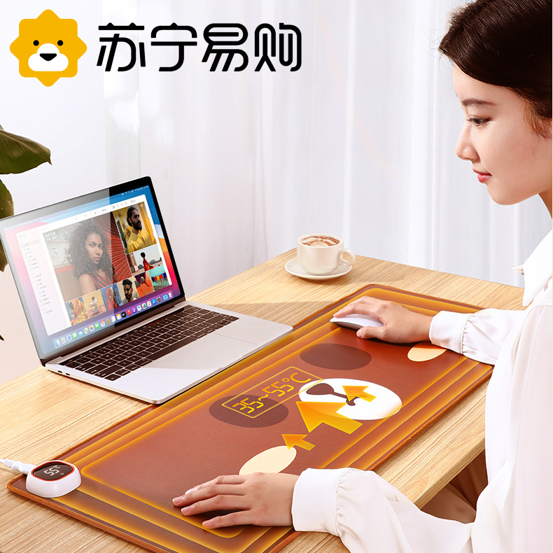 Winter heating usb warm hand slip rat cushion winter slip rat cover office computer desktop warm man oversized electric heat fever heating cute girl table mat 1176