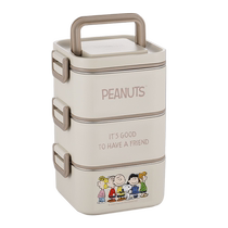Snoopy insulated lunch box 304 stainless steel portable multi-layer student lunch box for office workers microwaveable 2604