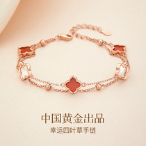 China Gold Treasures Silver Bracelet Silver Bracelet Silver Bracelet Girls 2024 New 520 Gift to Send Girlfriend 1693