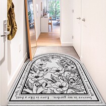Entrance door floor mat household foot mat entrance door porch door mat wire loop carpet American style mat living room entrance door 2592