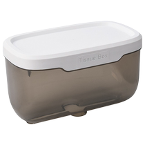 Wall-mounted paper box roll box toilet paper paper towel holder bathroom toilet punch-free toilet paper storage rack Huanghe 1117