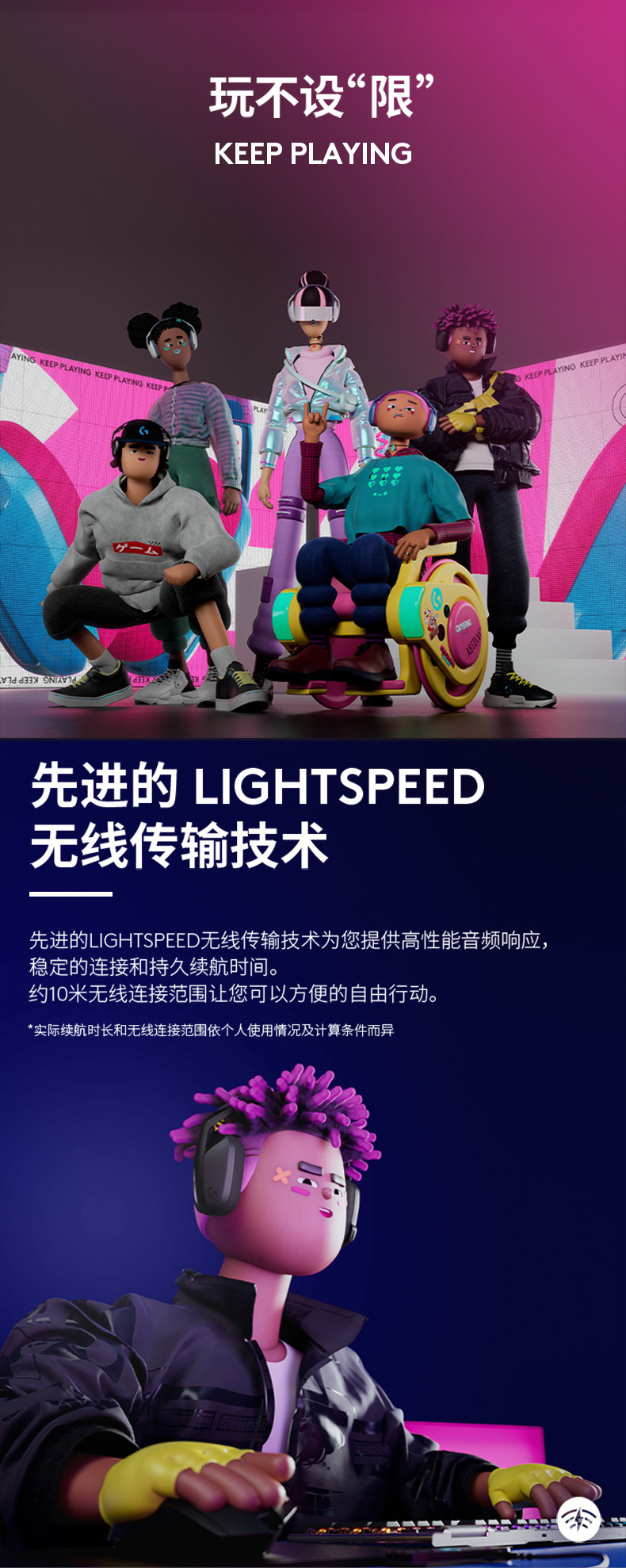 Беспроводной игровой гарнитура None Logitech G435 215