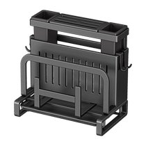 Kitchen knife rack storage rack stainless steel countertop cutting board rack chopstick cage kitchen knife integrated cutting board knife storage rack 1286