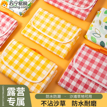 Picnic mat moisture-proof mat thickened outdoor tent camping waterproof mat spring outing picnic lawn portable mat 824
