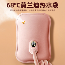Electric hot water bag rechargeable explosion-proof hot water bag warm baby warm baby hot baby bed sleeping quilt foot warmer artifact 2729