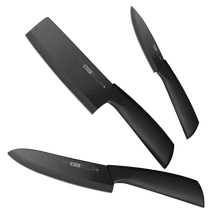 Ceramic knife fruit knife set high-end household portable safe watermelon peeling knife with protective cover 1648