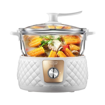 Tuopu creates electric stew pot E012 5L large capacity for soup porridge and health care high borosilicate glass electric stew pot