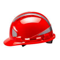 Reflective safety helmet construction site national standard construction engineering thickened breathable leadership labor protection helmet custom summer 2448