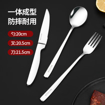 316L Stainless Steel Fork Fruit Fork Tableware Set Dessert Spoon Stirring Spoon Western Fork Set 482