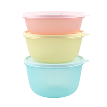 Special 100 Whirlpool Refreshing Round Bowl 3 pieces of fruit and vegetable dry goods Snack Sealed Storage Bowls Refrigerated Preservation box 1753