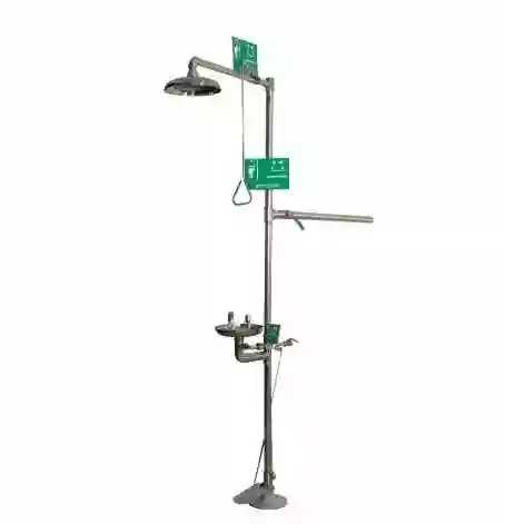 Factory direct sales 6616 manual emptying antifreeze composite eyewash high quality 304 stainless steel