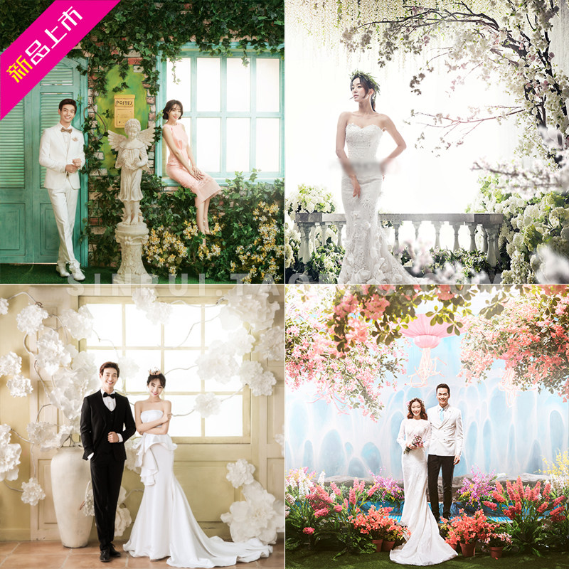 2021 new Korean wedding photography background cloth photo studio photo studio photo Nordic photo digital background can be customized