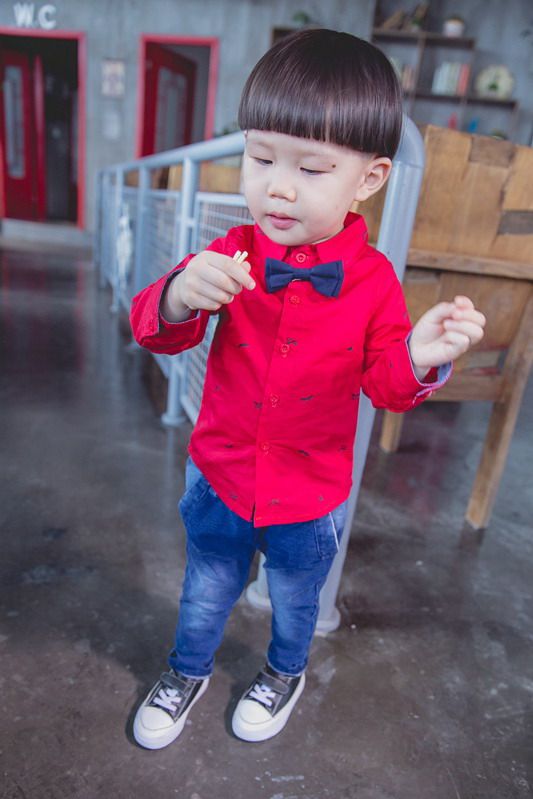 Chemise garcon à manche longue - Ref 2076422 Image 14