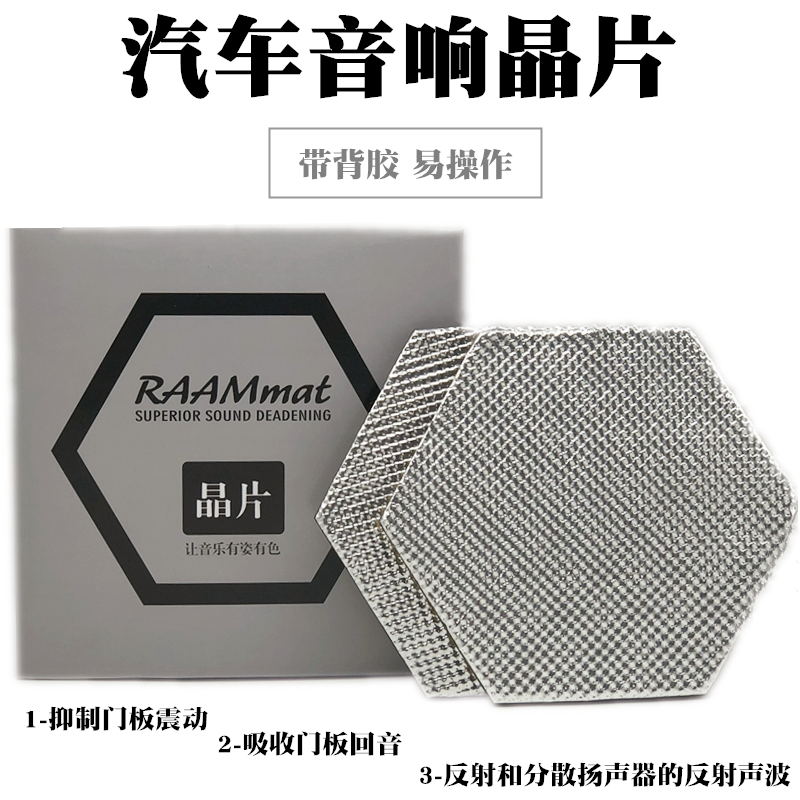 Car Acoustics Retrofit Horn Wafer On-board Speaker Soundproofing Material Damping Noise Absorption Diffuse Sound Wave