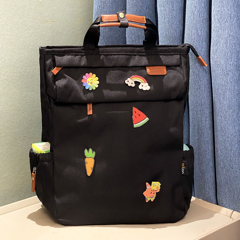 Gerxi's new upgraded version mommy bag boomer multifunction oxford cloth waterproof large-capacity double shoulder bag handbag-Taobao