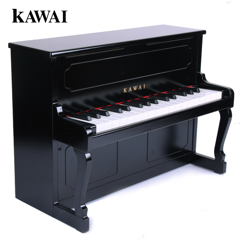 Japan kawai wooden mini simulation children's toy vertical piano 32 keys male and female baby toys 1-6 years old