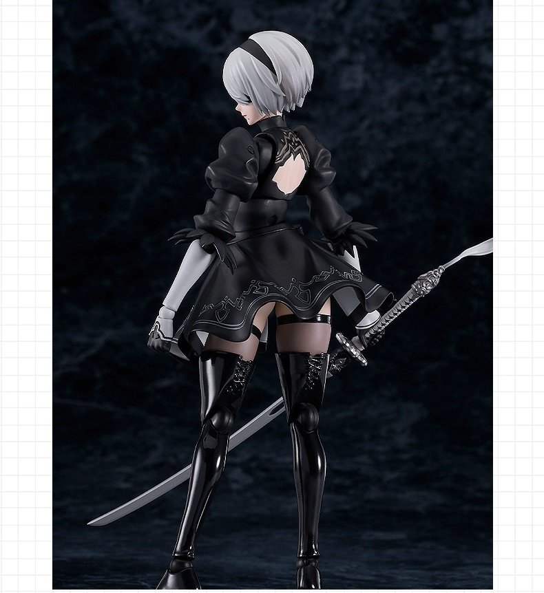 Domestic GSC MF NieR Automata figma 2B A2 Bewegliche Actionfigur Spiel-Merchandise Sammlermodell Geschenk für Anime- und Spiele-Fans – Detail 7