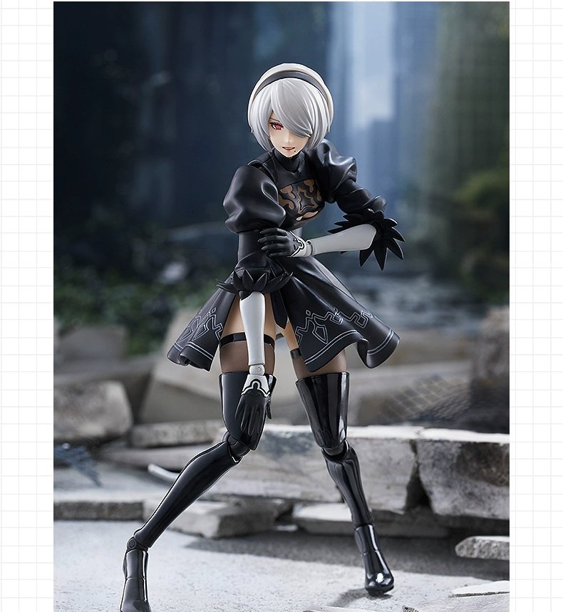 Domestic GSC MF NieR Automata figma 2B A2 Bewegliche Actionfigur Spiel-Merchandise Sammlermodell Geschenk für Anime- und Spiele-Fans – Detail 3