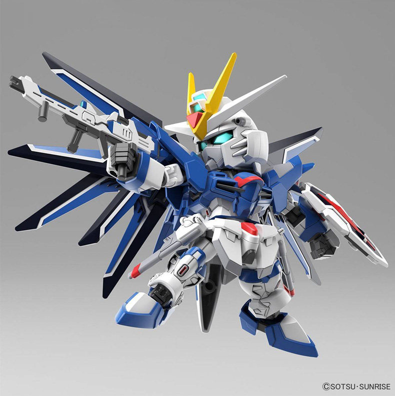 Игрушки из сериалов Gundam 万代拼装模型 q版sd sdex bb战士 飞升自由高达 Bandai