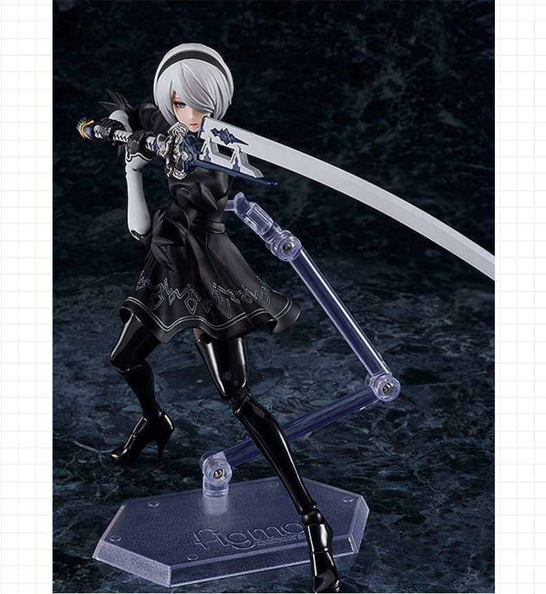 Domestic GSC MF NieR Automata figma 2B A2 Bewegliche Actionfigur Spiel-Merchandise Sammlermodell Geschenk für Anime- und Spiele-Fans – Detail 6