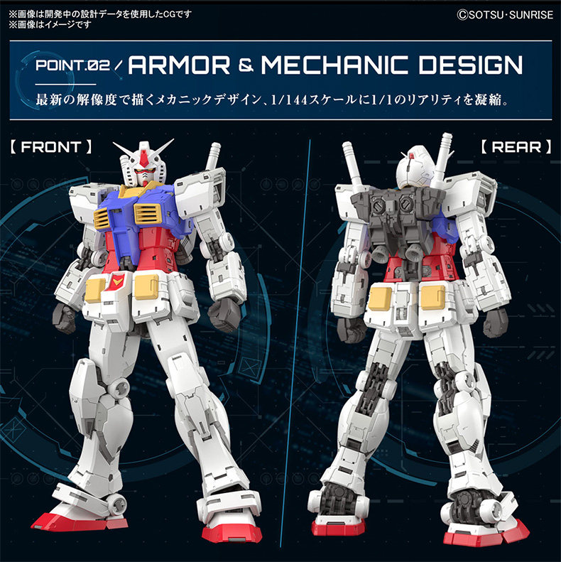 Игрушки из сериалов Gundam 万代钢弹拼装模型 rg 40 1/144 rx-78-2 元祖高达ver 2.0生日礼物 Bandai