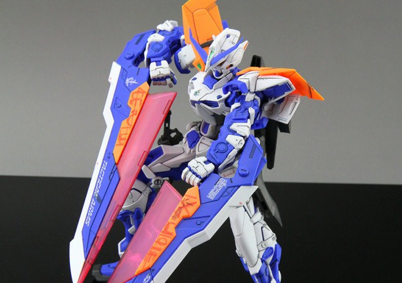 Bandai Gundam model MG 1 100 ASTRAY màu xanh dị giáo 2L thay đổi nhầm lẫn lắp ráp Gundam - Gundam / Mech Model / Robot / Transformers mô hình gundam