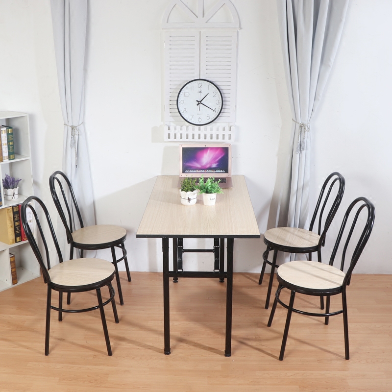 Iron Chair Wood Dining Chair Kenderki Computer Chair Leaning Back Chair Sub Dining Room Hotel Dining Table And Chairs Oak Bench Fast Food Table Suit