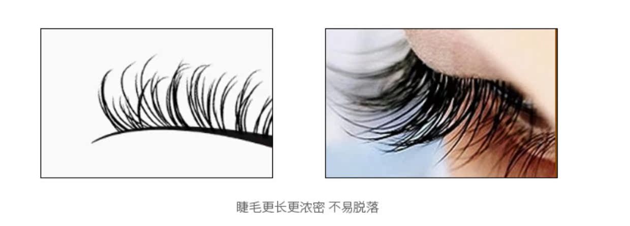 Mỹ nam GEMSHO lông mi tăng trưởng chất lỏng dày nuôi dưỡng lông mày không thấm nước uốn cong dài mascara chuốt mi innisfree