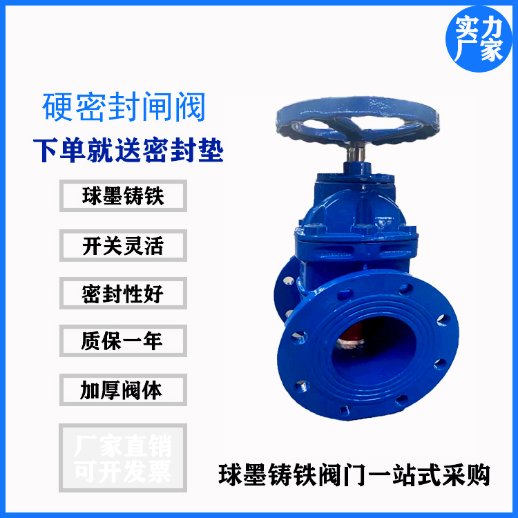Z45T-16Q cast iron flange dark bar gate valve HT Manual copper core copper rod Cheetype hard seal DN65 80100