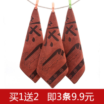 Powerful suction thickened tea towels tea table tea table towels without dropping Mao tea set Chinese tea table cotton rag special accessories