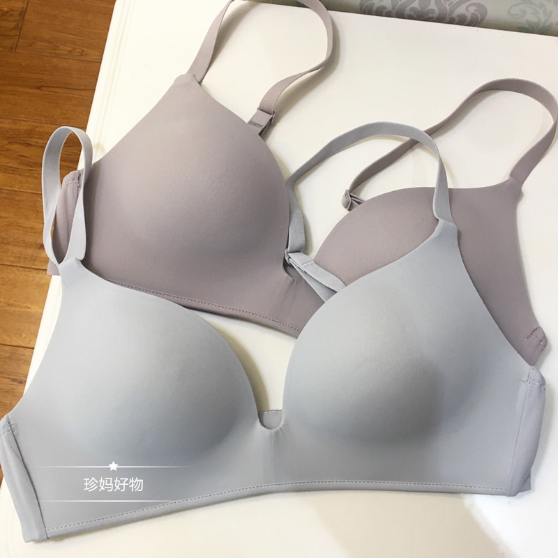 0 Sense of Discomfort! Exported to Japan, Ultra-Fine 10D Yarn Seamless Bra, Lightweight and Comfortable, Push-Up Bra Without Underwire, Sweat-Absorbent Underwear