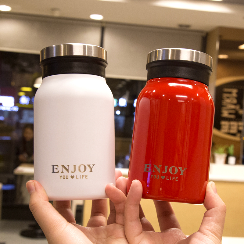 Simple insulation cup portable high-grade pure color with filter tea cup office lady