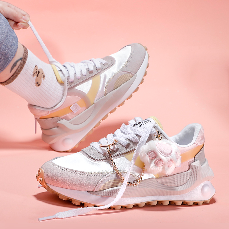 Li Ningfang 92 casual shoes girls shoes 2022 new cat paw retro daddy shoes sneakers AGCS014