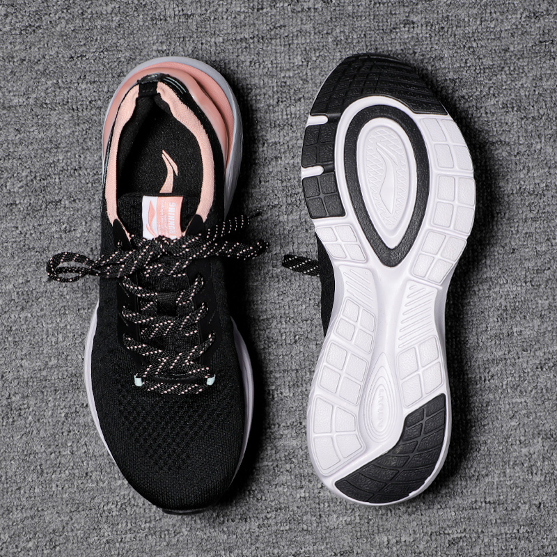 Li Ning Running Shoes Women Shoes 2022 Summer New Cloud Sparrow Low Gang Online Breathable Casual Shoes Subultralight Sneakers