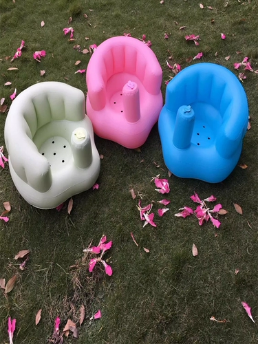 Детский диван, зеленый стульчик для кормления из ПВХ, надувная детская игрушка, безопасное кресло, увеличенная толщина