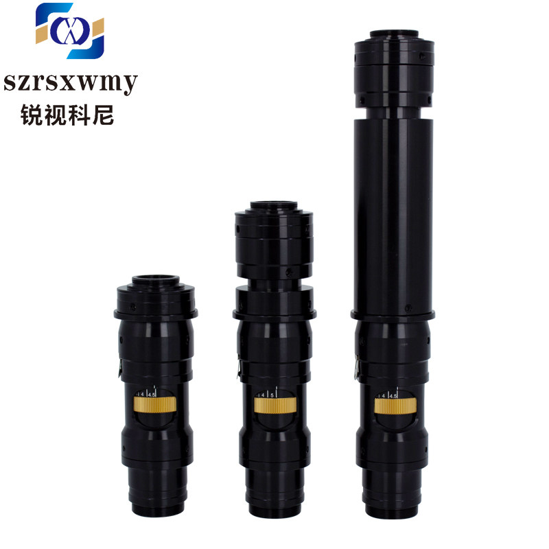 二次元工业卡位机器视觉镜头0.7~4.5变倍显微镜头 无畸变放大镜头