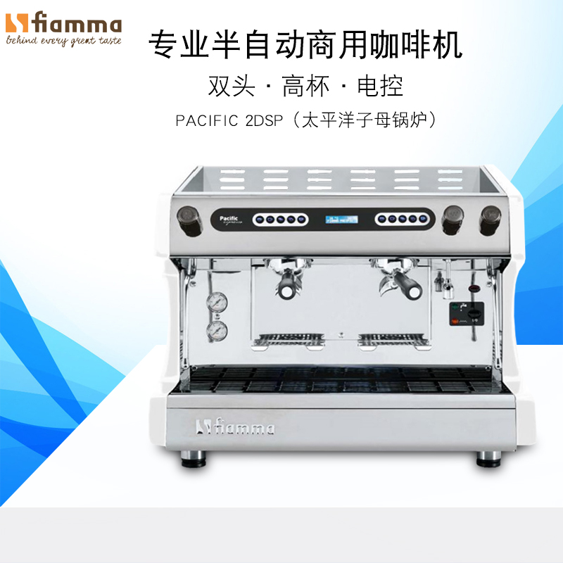 Espresso commercial coffee machine concentrated flying Jama Pacific primary and secondary boiler large double head semi-automatic professional steam