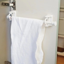 House mushroom rotating telescopic rod hanger corner rod clip can be hung upside down paste type horizontal and vertical multi-angle support clip