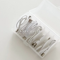 Japanese-made portable 7-day classification medicine box family ointment storage box multi-grid data line out small things sorting