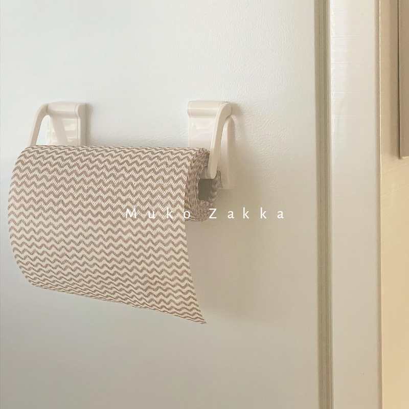 Japan Magnetic Attraction Style Kitchen Drum Toilet Paper Holder Sloth rag refreshing film Refrigerator wool towel rack Multi-functional wall-mounted paper towel box