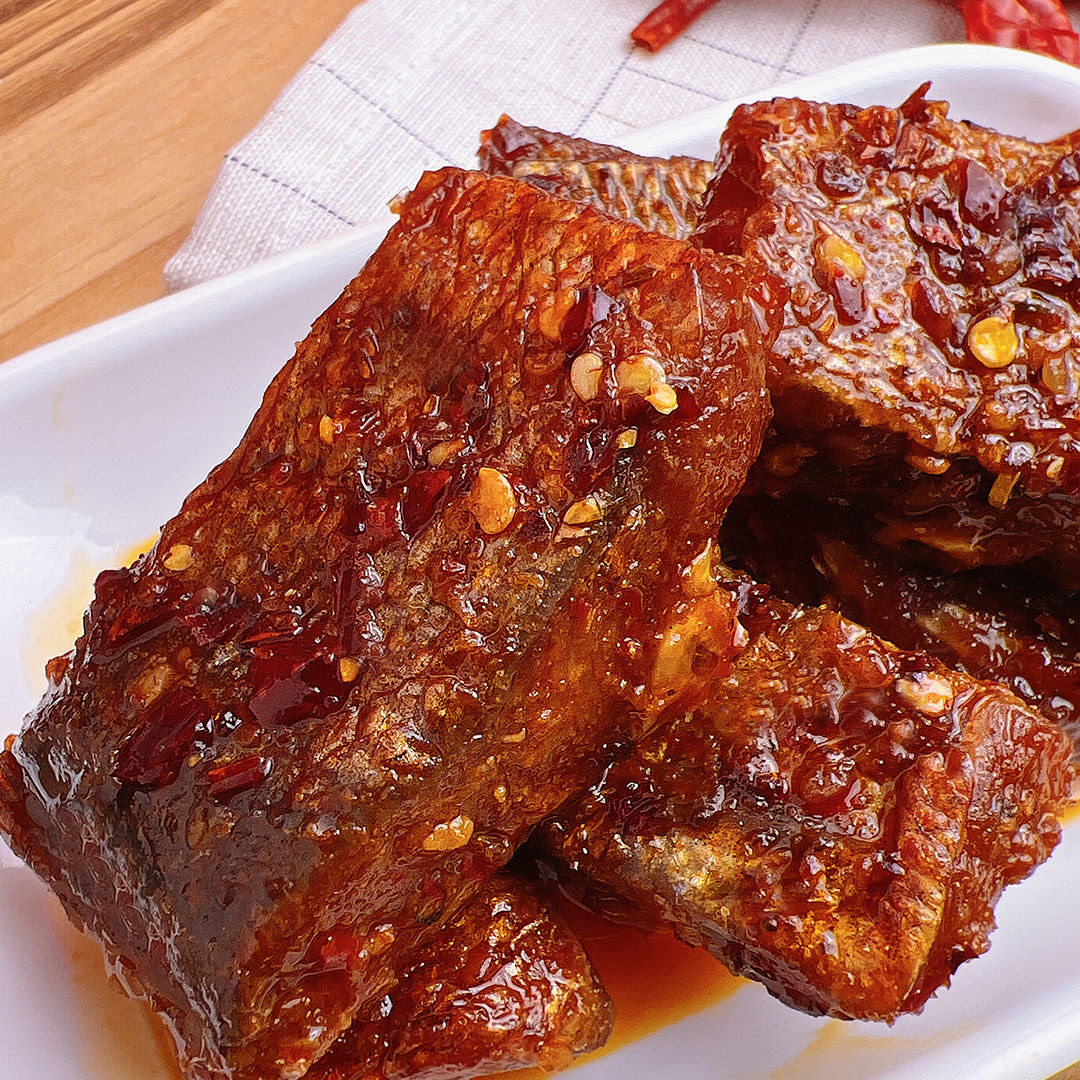 Hunan Spicy Fish Fillet, Hot and Spicy Fish Nuggets, Hunan Specialty Snack, Leisure Snack, Office Snack, Instant Snack for Binge-Watching