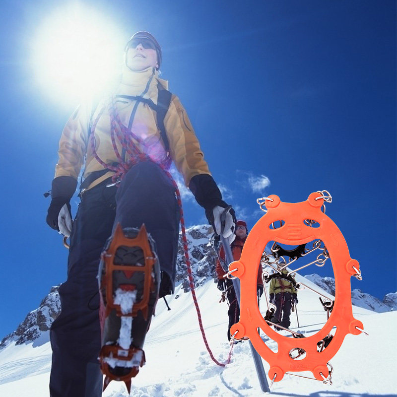 NH Nuoke winter winter non-slip shoes cover the bottom of the snow simple 8 teeth crampons outdoor adult snow catch spikes