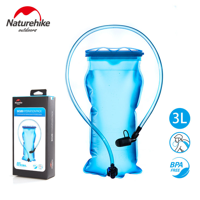 Naturehike water bag straw Portable large capacity outdoor hiking sports supplies Hiking equipment water bag