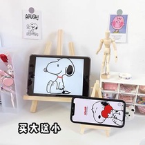 Woody desktop ipad tablet holder Universal mobile phone holder adjustable with support frame sloth live hand frame