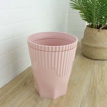 Home Bedroom Garbage Bins Office Wastebasket Cute Large Size Press Circle Narrow Slit Toilet Student Dormitory Kitchen Toilet