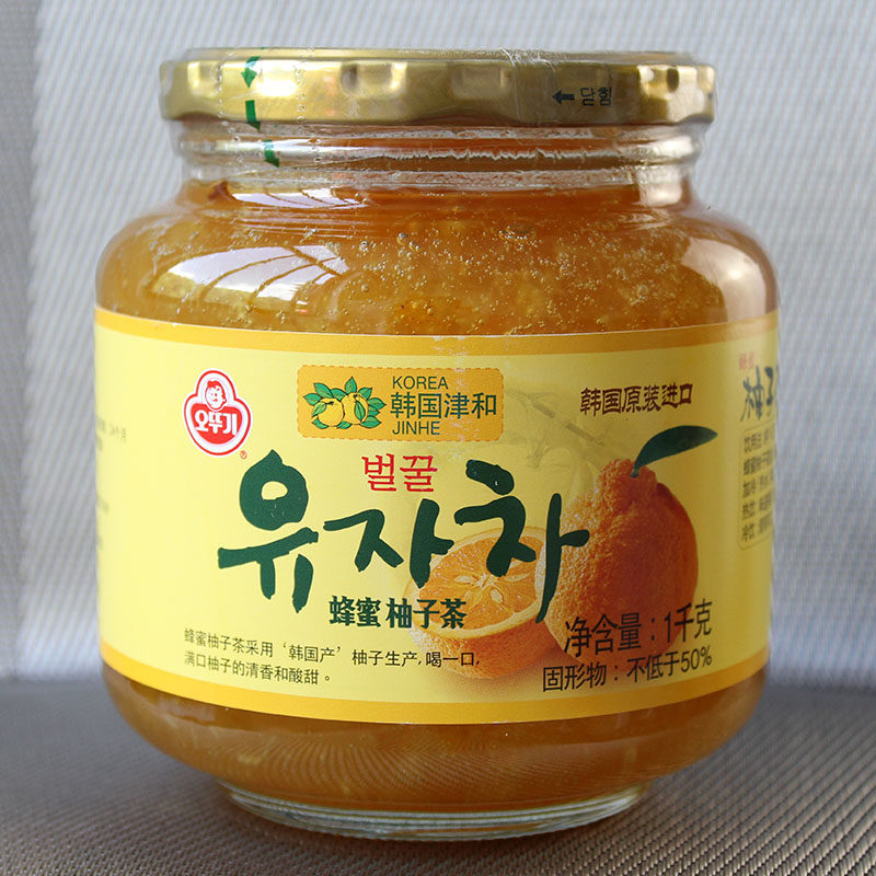 Jinhe Korea grapefruit tea honey grapefruit tea Korea original imported grapefruit pulp beverage 1kg fruit tea