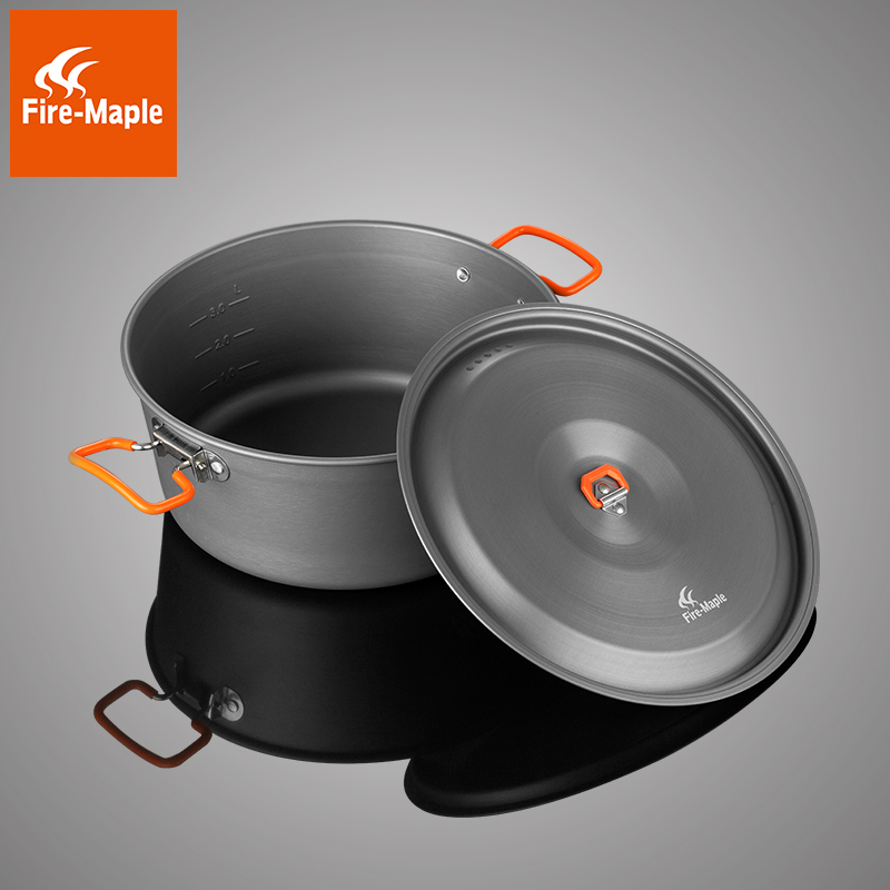Hot Maple outdoor cauldron feast hot pot family camping picnic camping self-driving dinner electric hot pot 4 4L