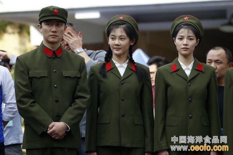 Red Army performance clothing 65-style youth with the same movie PLA stage performance clothing green green suit nostalgic